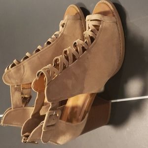 Soda size 10 bootie heels